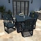 Highwood Usa Lehigh 7pc Rectangular Outdoor Patio Furniture Dining Set 72 x 42 AD-ST7LH1CO4AA-FBE - alternate 2